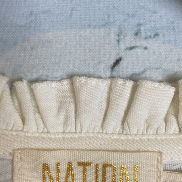 NATION LTD Tamira ElizabethanTee Off White Sz S Elevated Capsule Quiet Luxury - Picture 10 of 16